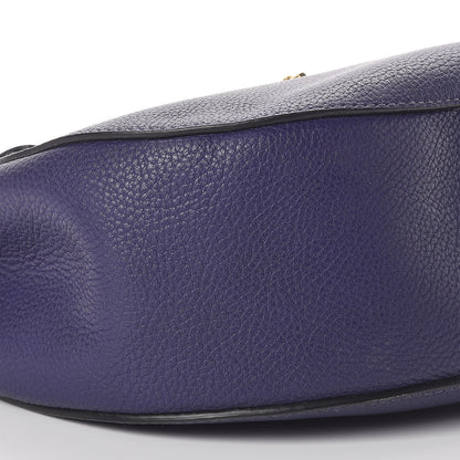 Chloe Grained Lambskin Large Drew Shoulder Bag Storm Blue 7 of 8