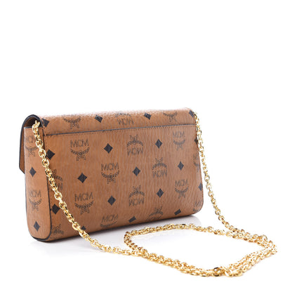 MCM Visetos Small Millie Crossbody Bag Cognac 3 of 9