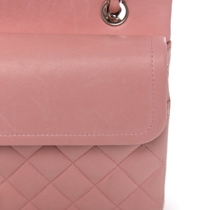 Chanel Lambskin Quilted Medium Double Flap Light Pink 11 of 13