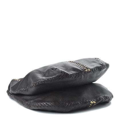 Bottega Veneta Cervo Deerskin Large Double Compartment Hobo Ebano 4 of 9