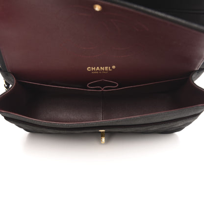 Chanel Iridescent Caviar Quilted Jumbo Double Flap Black 5 of 13