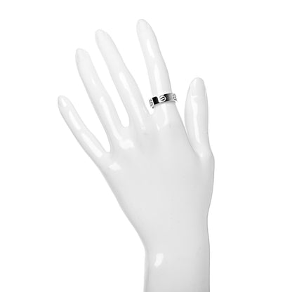 Cartier 18K White Gold 5.5mm LOVE Ring 51 5.75 2 of 4