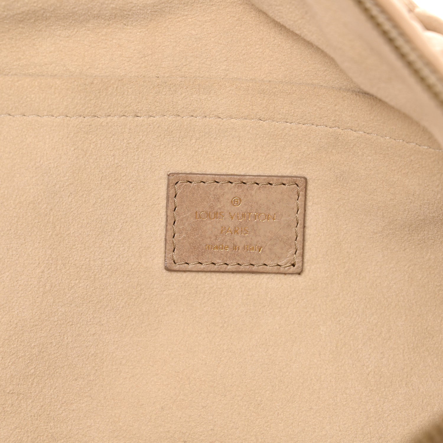 Louis Vuitton Lambskin Olympe Nimbus GM Ecru 6 of 12