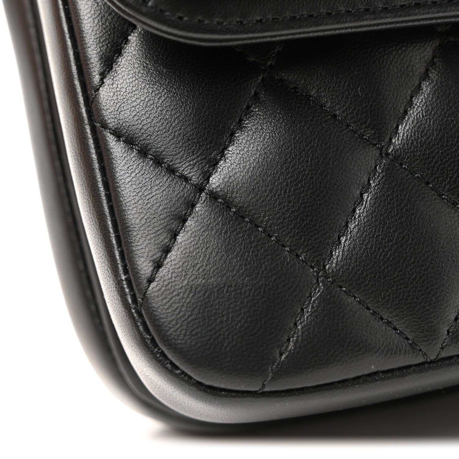 Chanel Lambskin Quilted Small CC Chic Flap Black 30 of 36