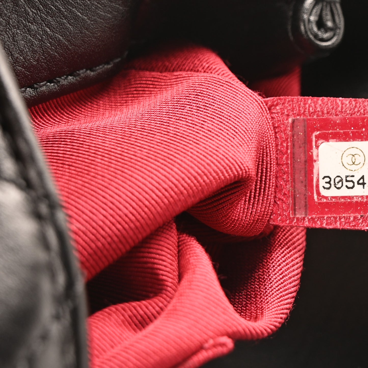 Calfskin Quilted Mini Rectangular Crystal Pearls Chain Flap Black