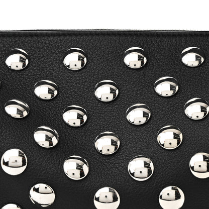 Khaite Pebbled Sport Calfskin Studded Elena Black 7 of 9