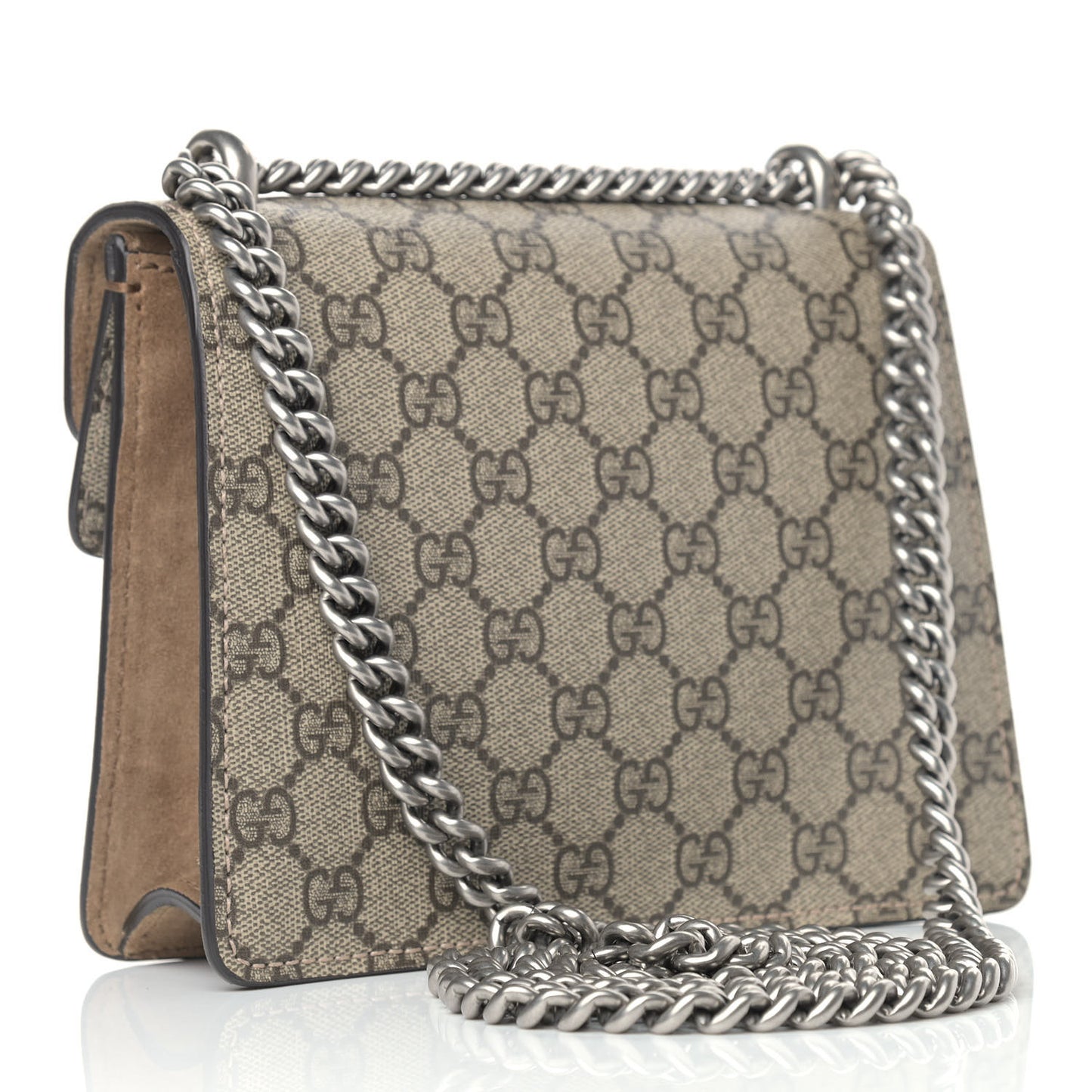 GG Supreme Monogram Mini Dionysus Shoulder Bag Taupe