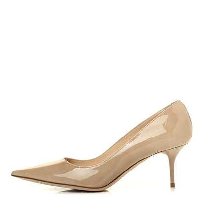 Jimmy Choo Patent Agnes 85 Pumps 35.5 Beige 1 of 9
