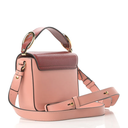 Chloe Shiny Calfskin Goatskin Mini C Double Carry Fallow Pink 3 of 12