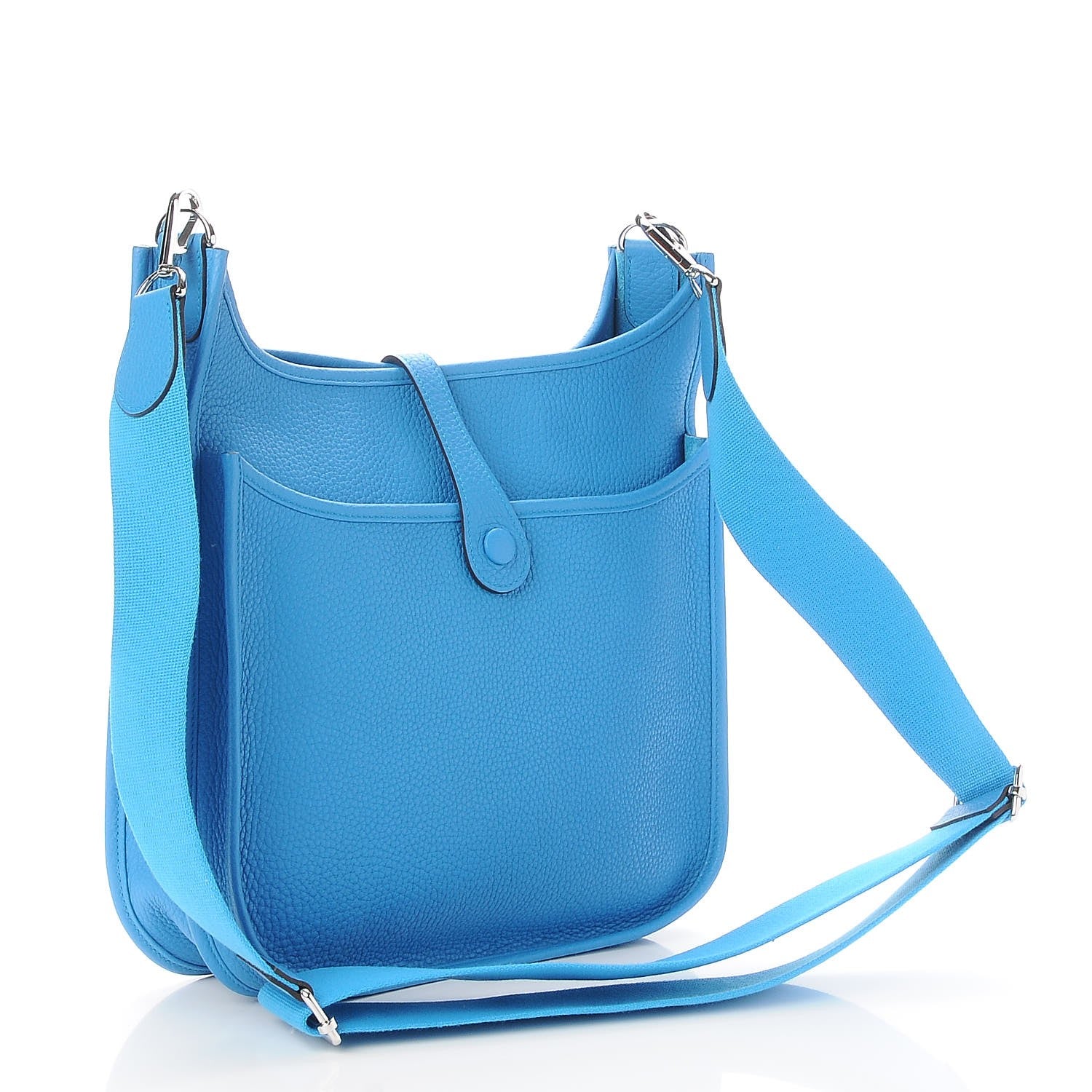 Hermes Taurillon Clemence Evelyne III PM Bleu Zanzibar 3 of 8
