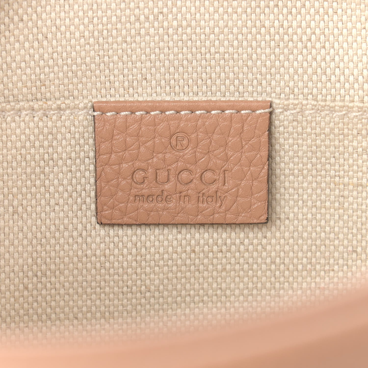 Gucci Pebbled Calfskin Small Soho Disco Bag Camelia 6 of 10