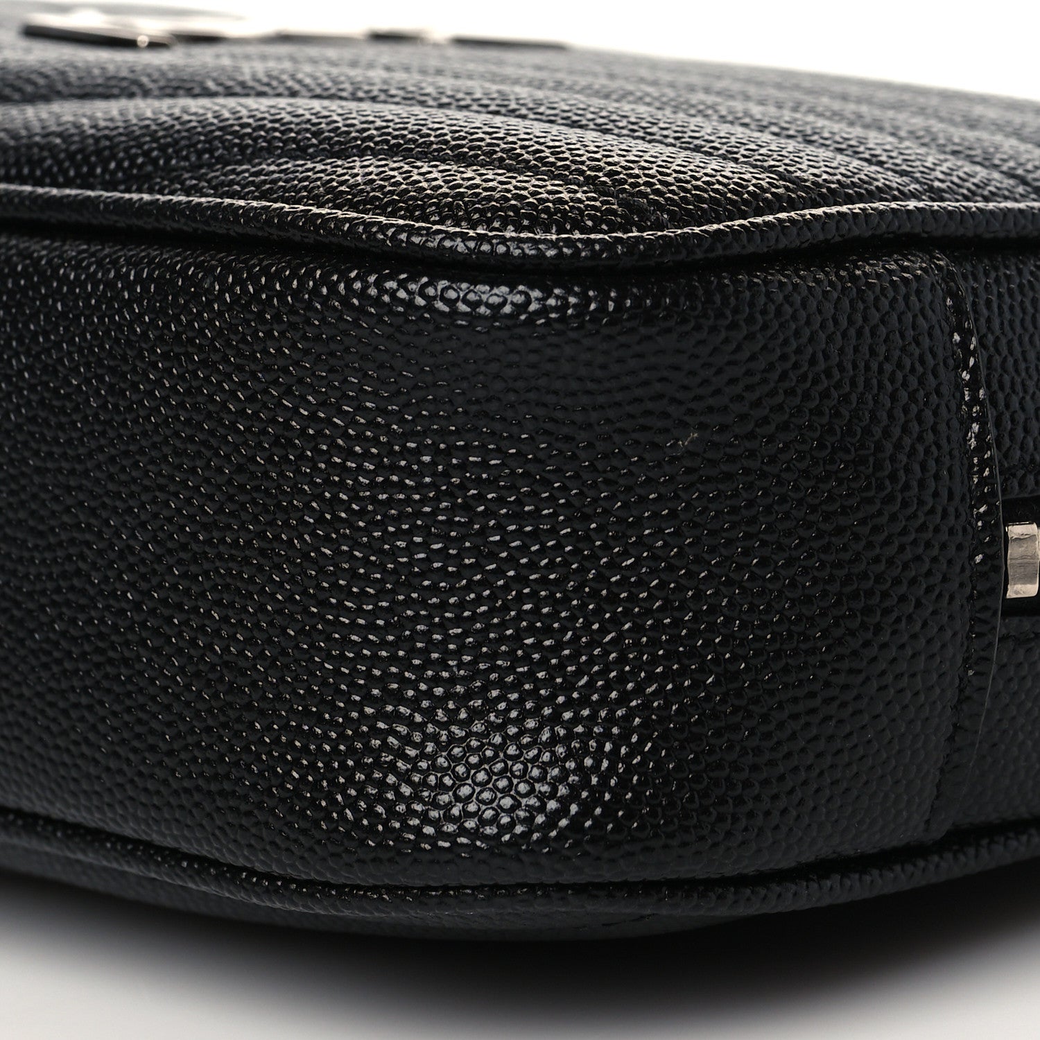 Saint Laurent Grain De Poudre Matelasse Monogram Mini Lou Camera Bag Black 10 of 11