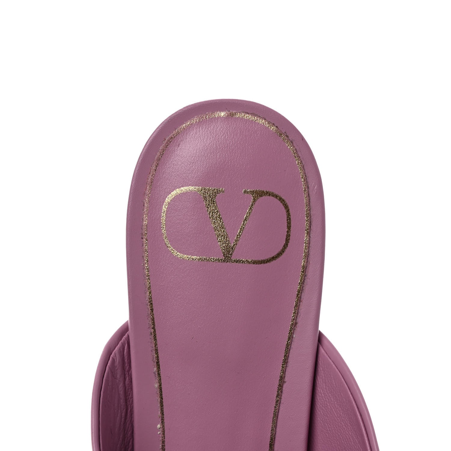 Valentino Garavani Calfskin Roman Stud Pointed Flat Mules 37 Giacinto 7 of 8