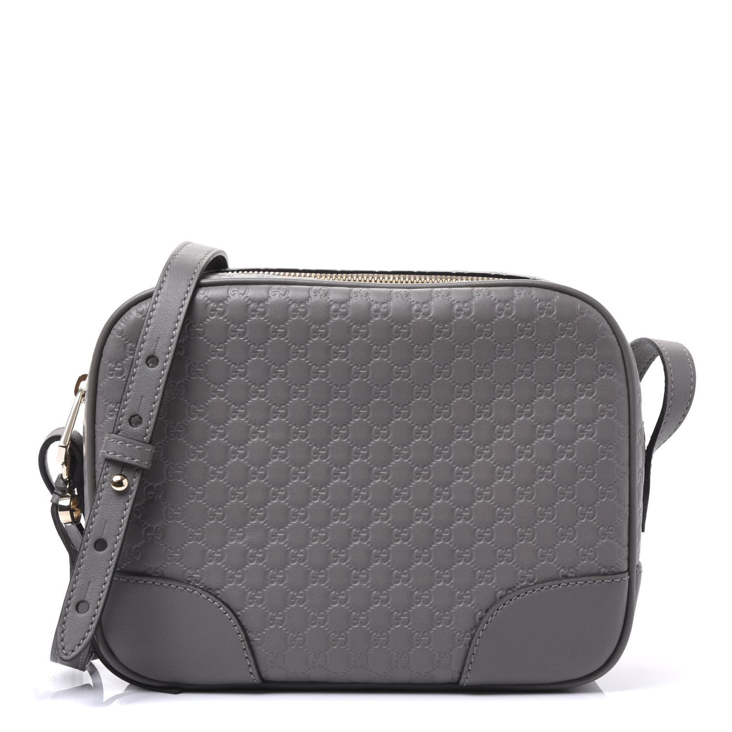 Microguccissima Mini Bree Messenger Bag Grey