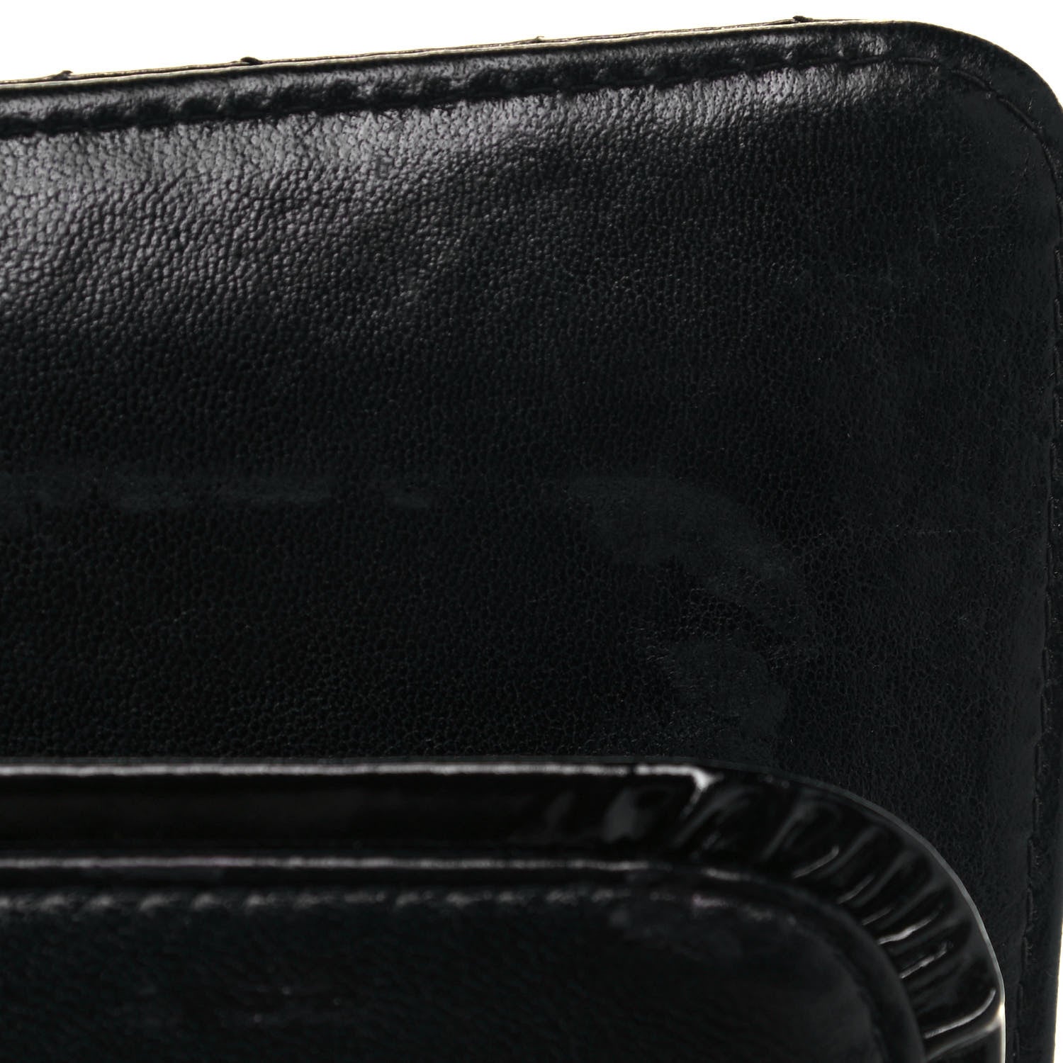 Chanel Patent Quilted Medium Double Flap So Black 11 of 13