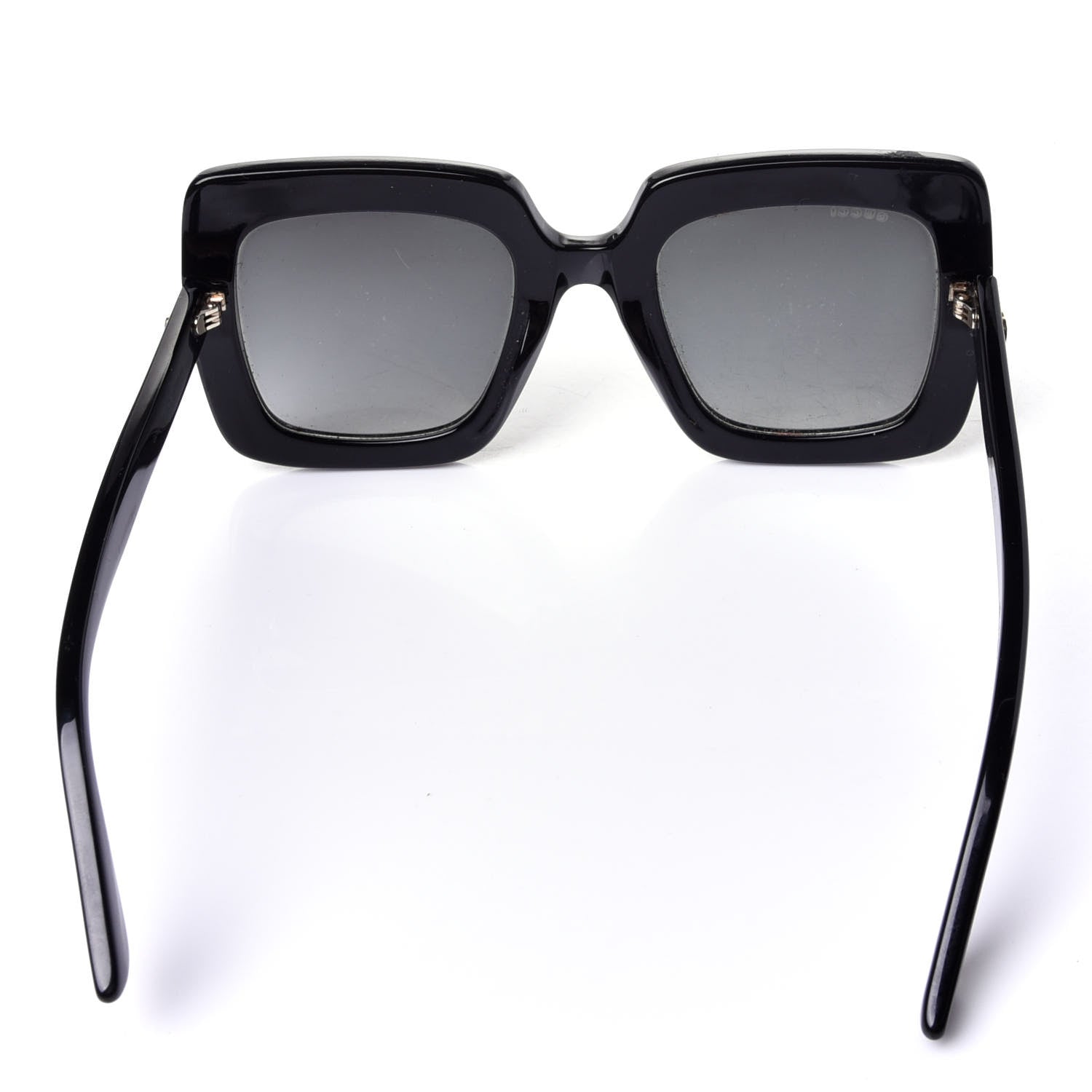 Gucci Acetate Square Frame Sunglasses GG0053S Black 7 of 8