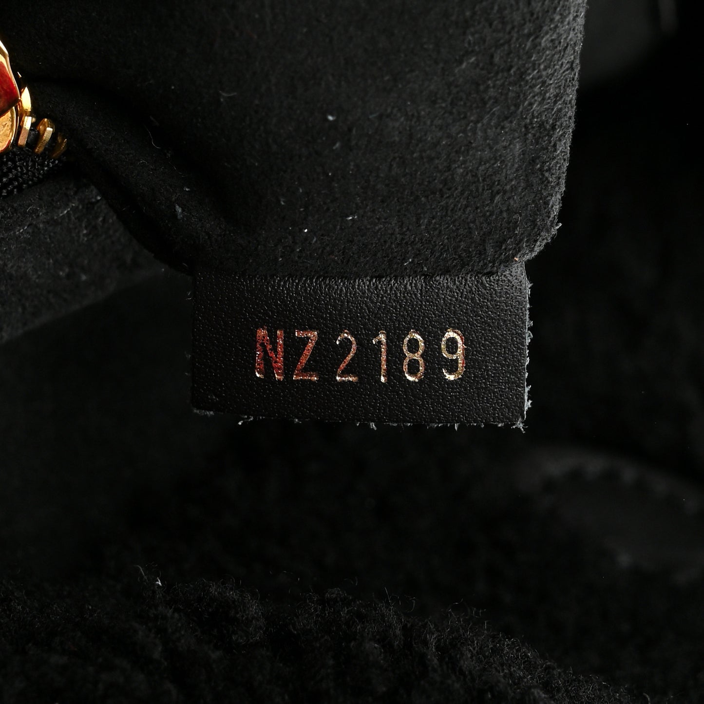 Shearling Monogram Giant Teddy Onthego GM Black Red