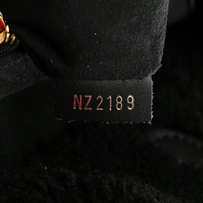 Louis Vuitton Shearling Monogram Giant Teddy Onthego GM Black Red 7 of 10