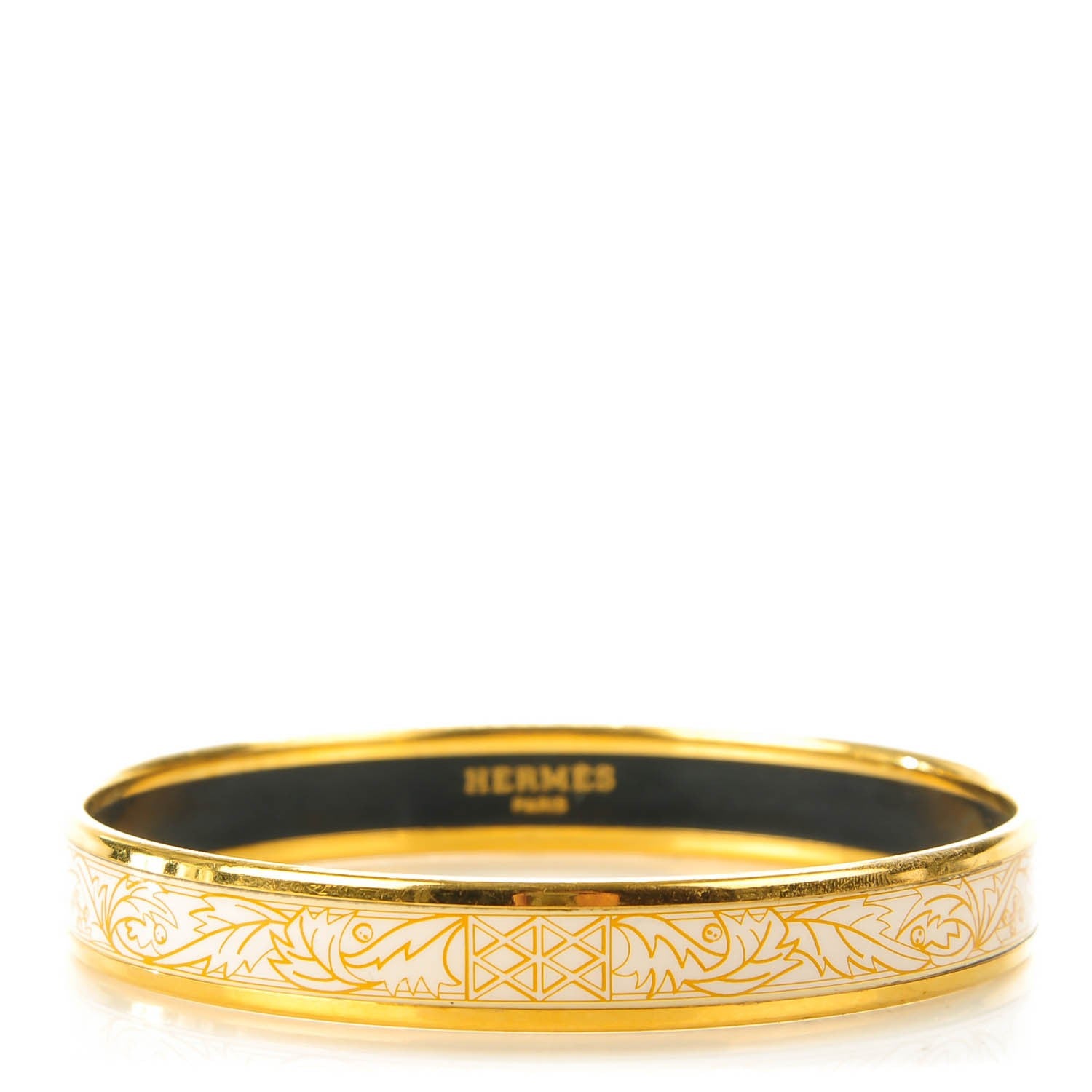 Hermes Enamel Printed Narrow Bracelet 65 1 of 5