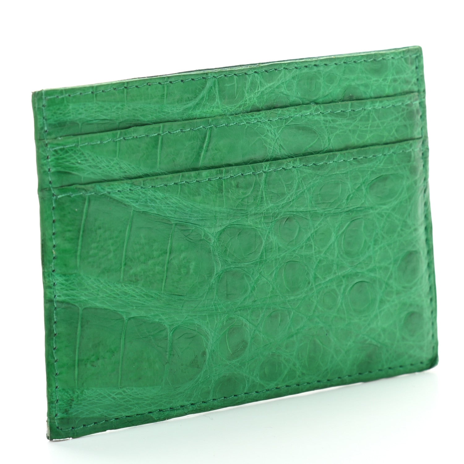 Nancy Gonzalez Crocodile Card Case Green 3 of 8