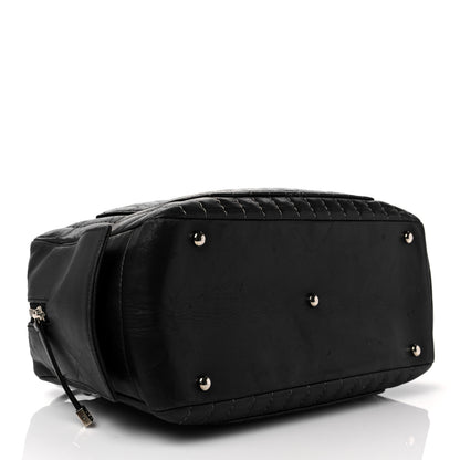 Chanel Lambskin Vertical Quilted Mademoiselle Satchel Black 4 of 13