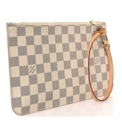 Louis Vuitton Damier Azur Neverfull MM GM Pochette 3 of 7
