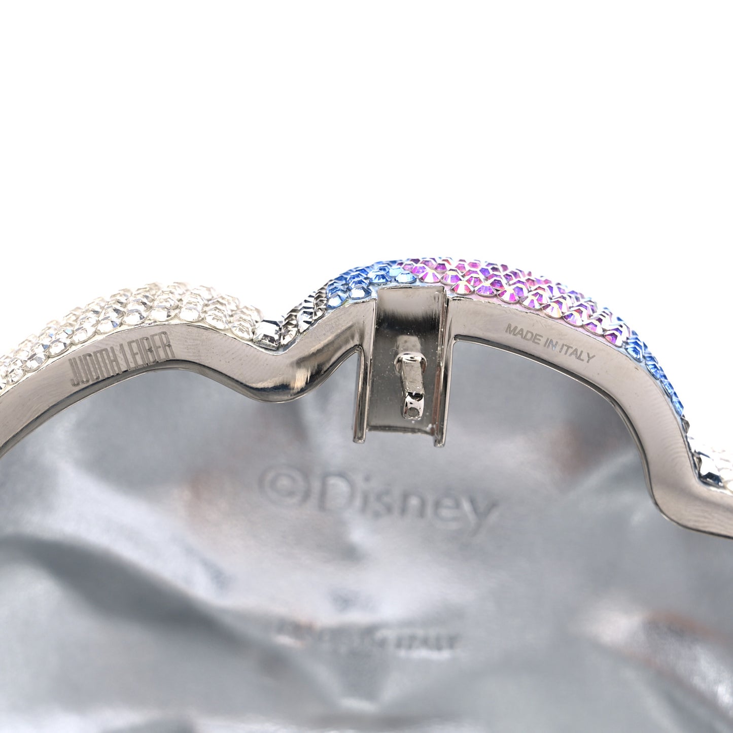 x DISNEY Crystal Cinderella Pumpkin Clutch Clutch Silver Multicolor