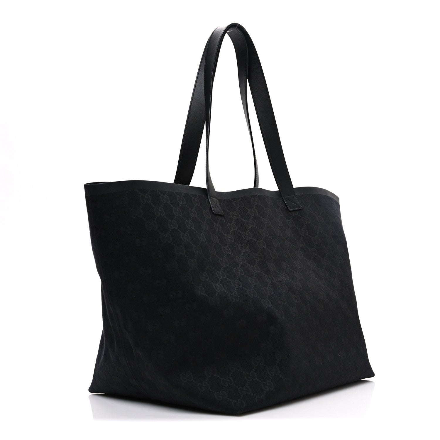 Gucci GG Monogram Medium Totissima Shopping Tote Black 4 of 11