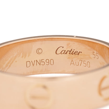 Cartier 18K Pink Gold 5.5mm LOVE Ring 55 7.25 4 of 4