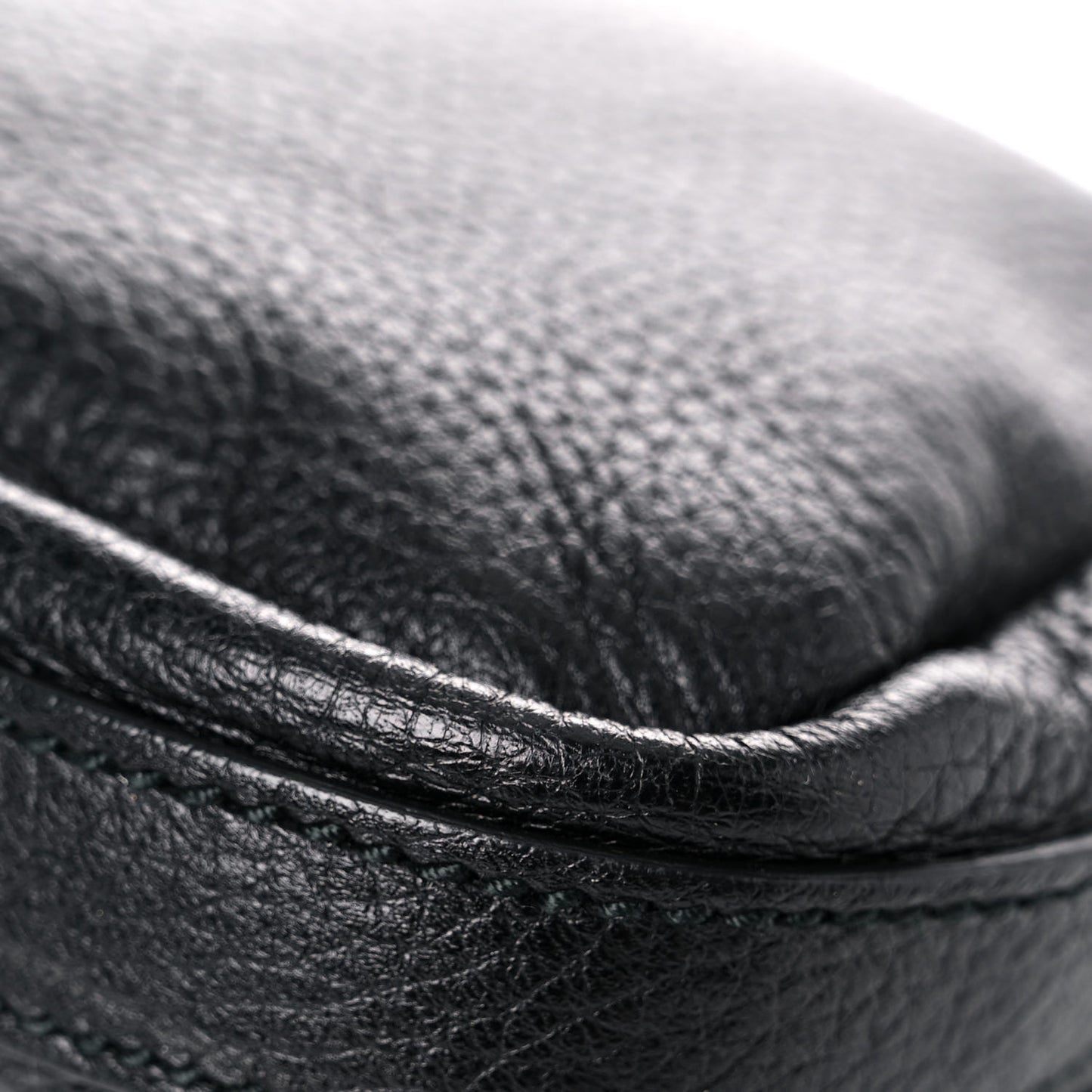 Calfskin Bamboo Croisette Evening Bag Black