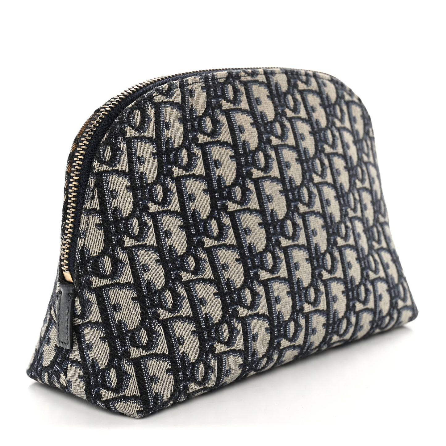 Oblique Large Beauty Pouch Bleu