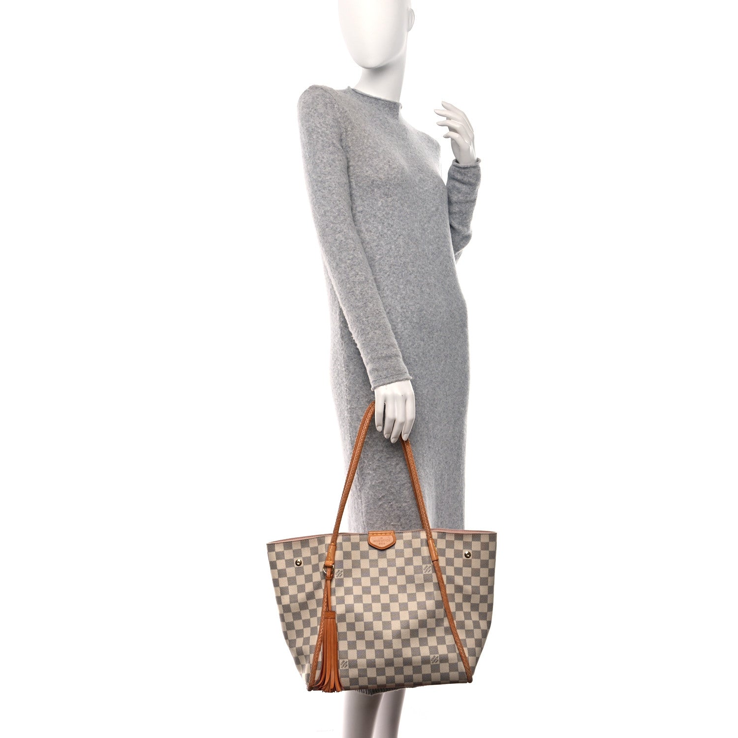 Louis Vuitton Damier Azur Propriano Rose Ballerine 2 of 11