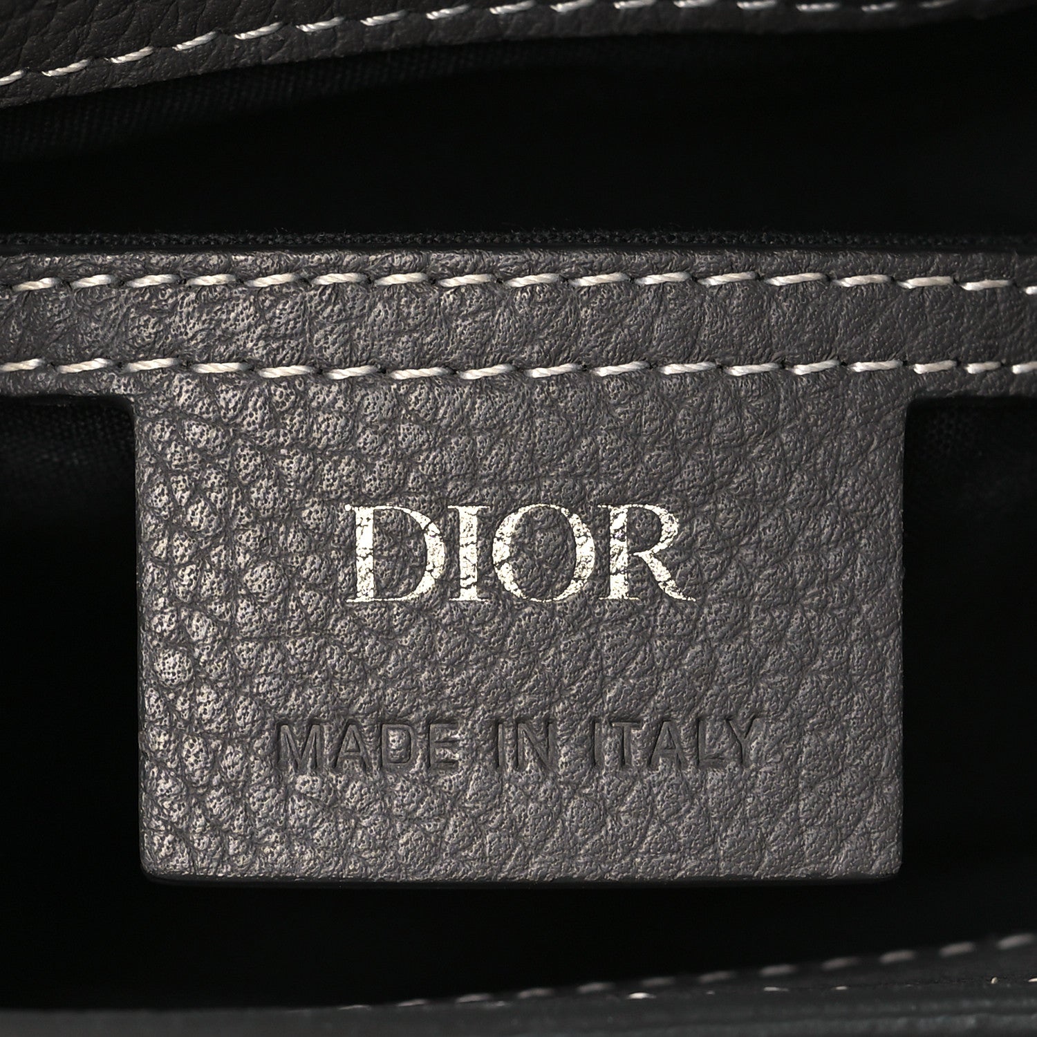 Christian Dior Grained Calfskin Mini Gallop Sling Bag Grey 6 of 11