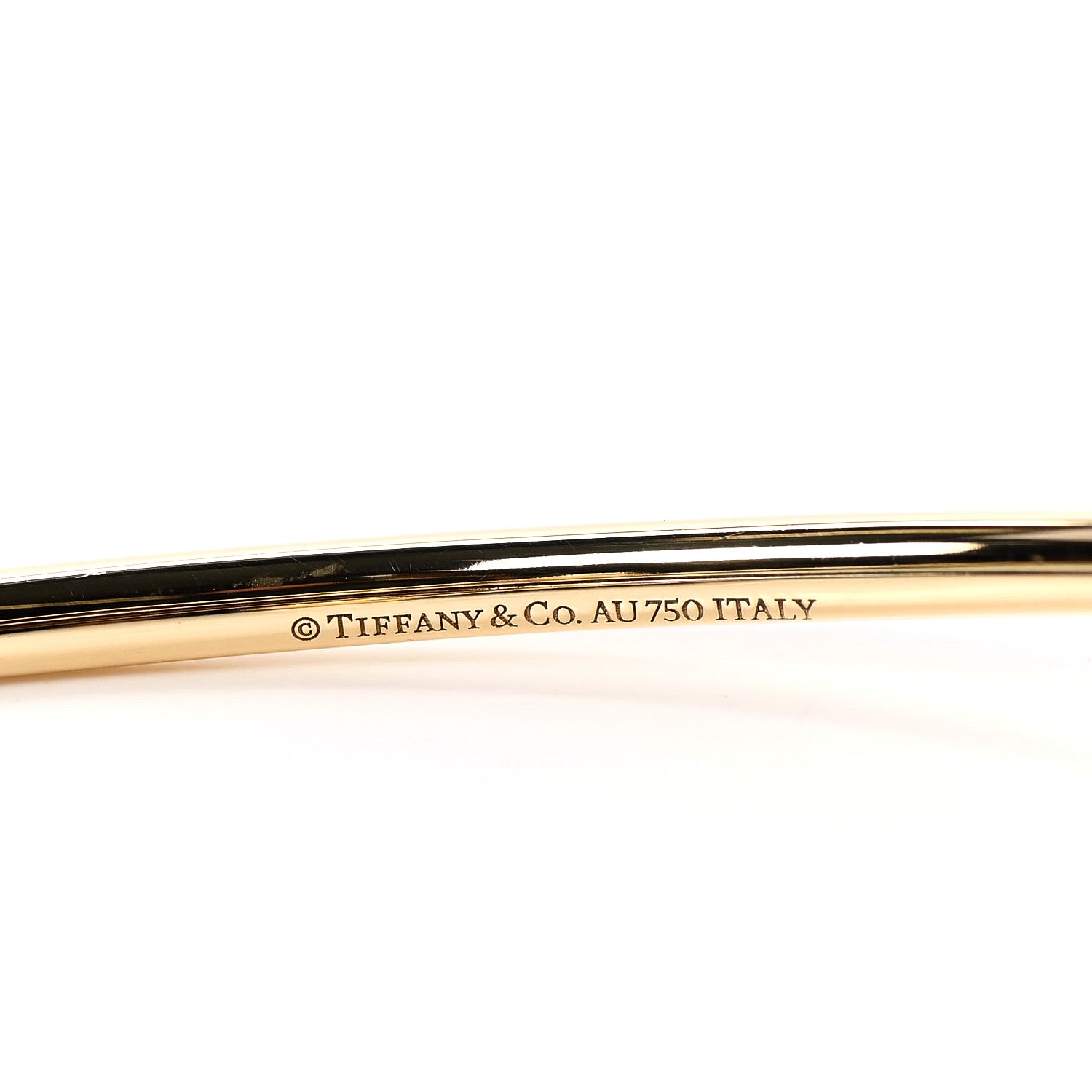 Tiffany 18K Yellow Gold 8mm HardWear Ball Bypass Bracelet 4 of 6