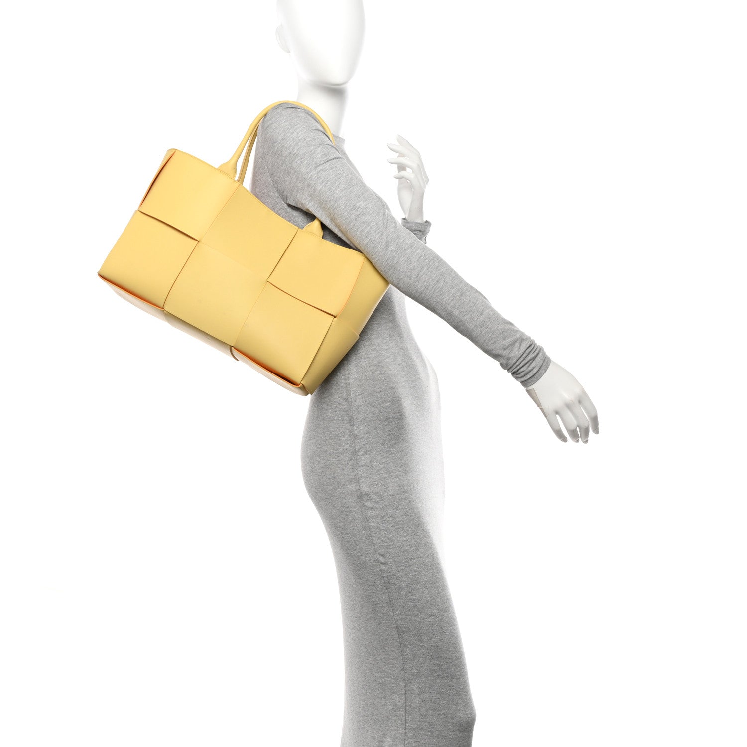 Bottega Veneta Nappa Maxi Intrecciato Medium Arco Tote Butter Tangerine Gold 2 of 14