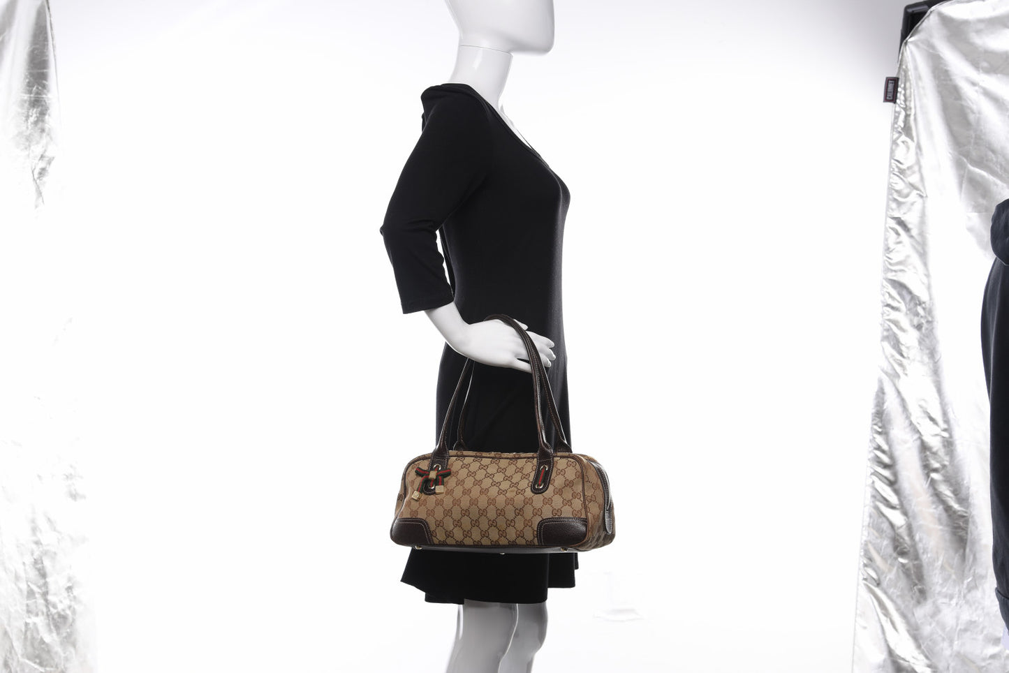 Monogram Small Princy Satchel Dark Brown