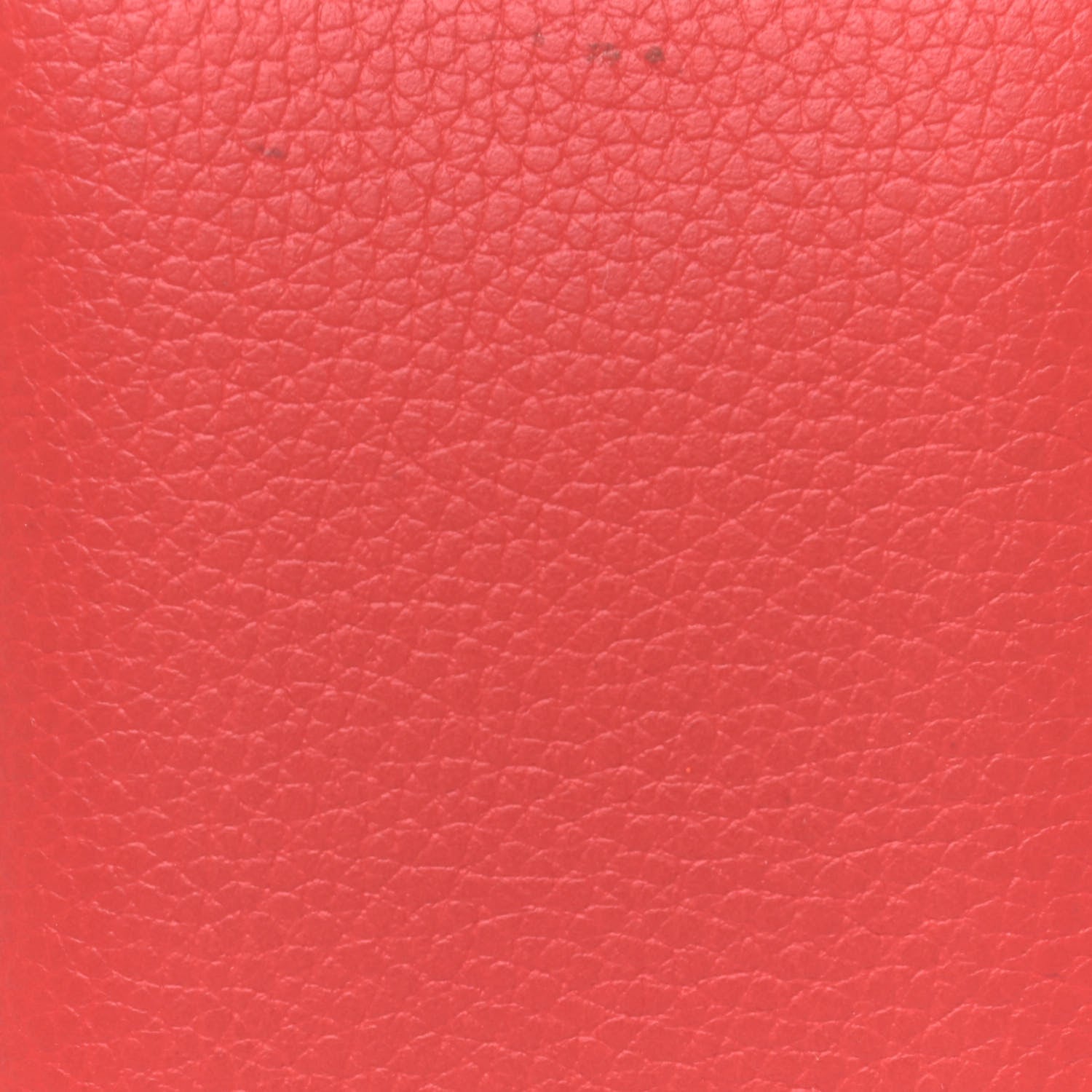 Alexander McQueen Grained Calfskin Small Skull Pocket Organizer Red 9 of 10