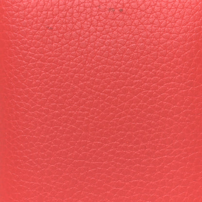 Alexander McQueen Grained Calfskin Small Skull Pocket Organizer Red 9 of 10