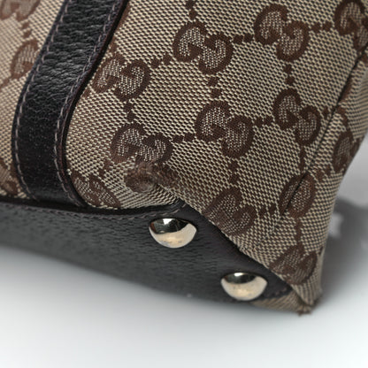 Gucci Monogram Small Abbey Tote Dark Brown 11 of 33