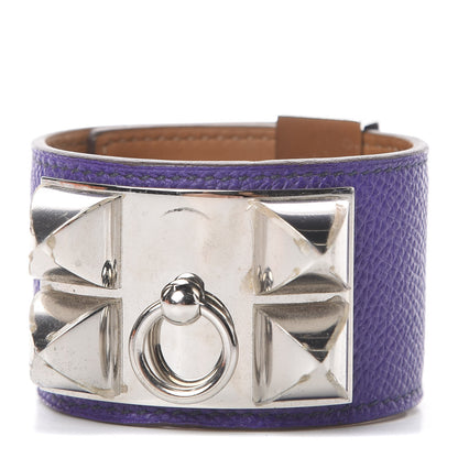 Hermes Epsom Collier de Chien CDC Bracelet S Crocus 1 of 3