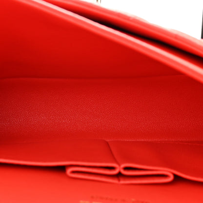 Chanel Lambskin Quilted Medium Double Flap Red 5 of 13