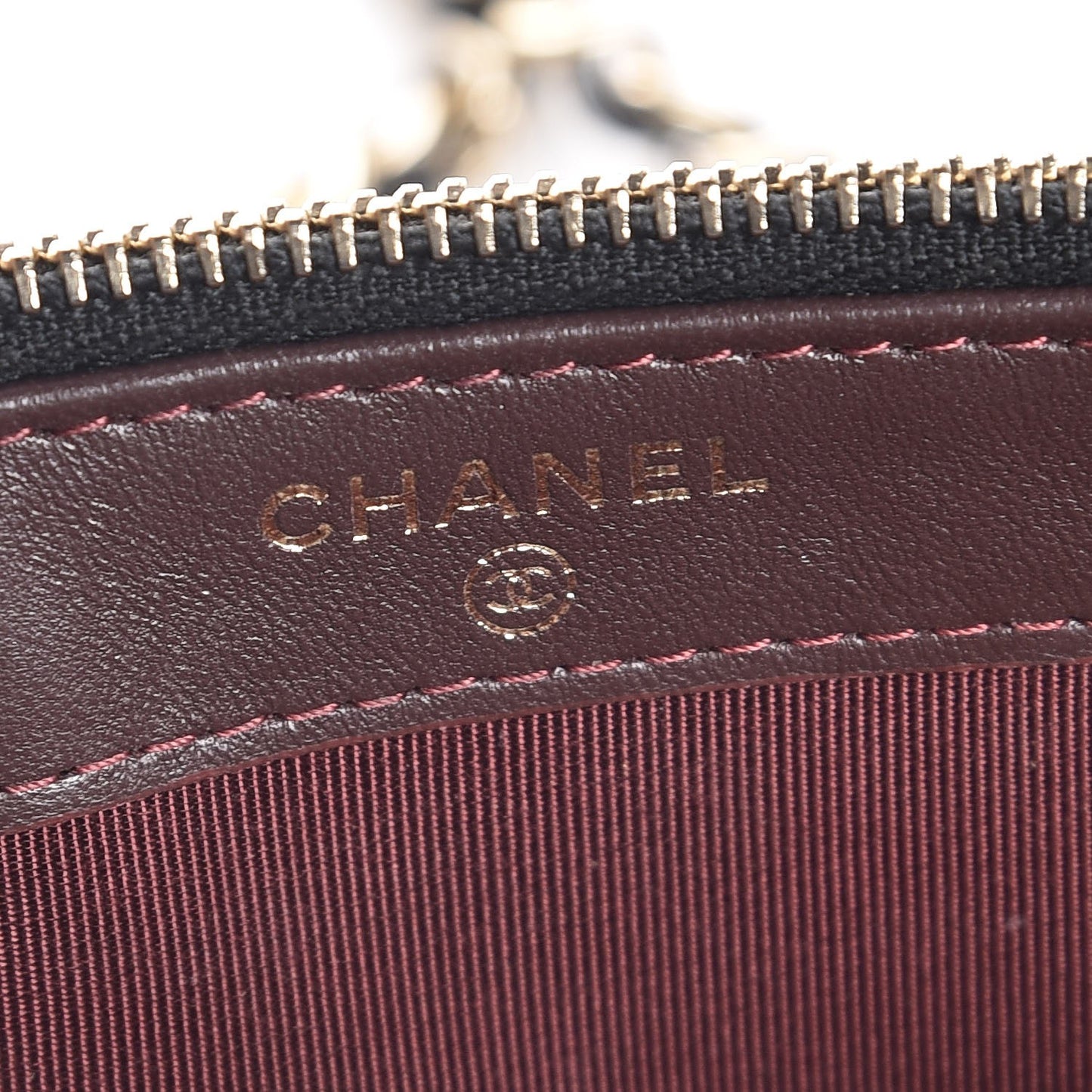Lambskin Quilted Small Clutch With Chain Black