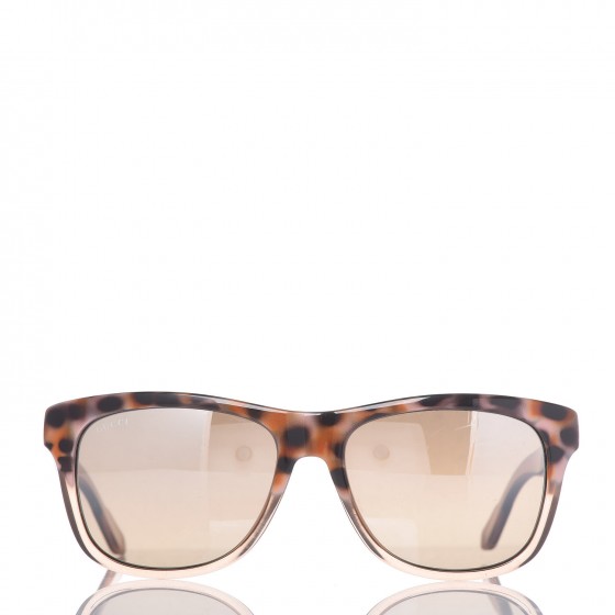 GG Bio-Based Frame Rectangle Web Sunglasses 3709/S Havana