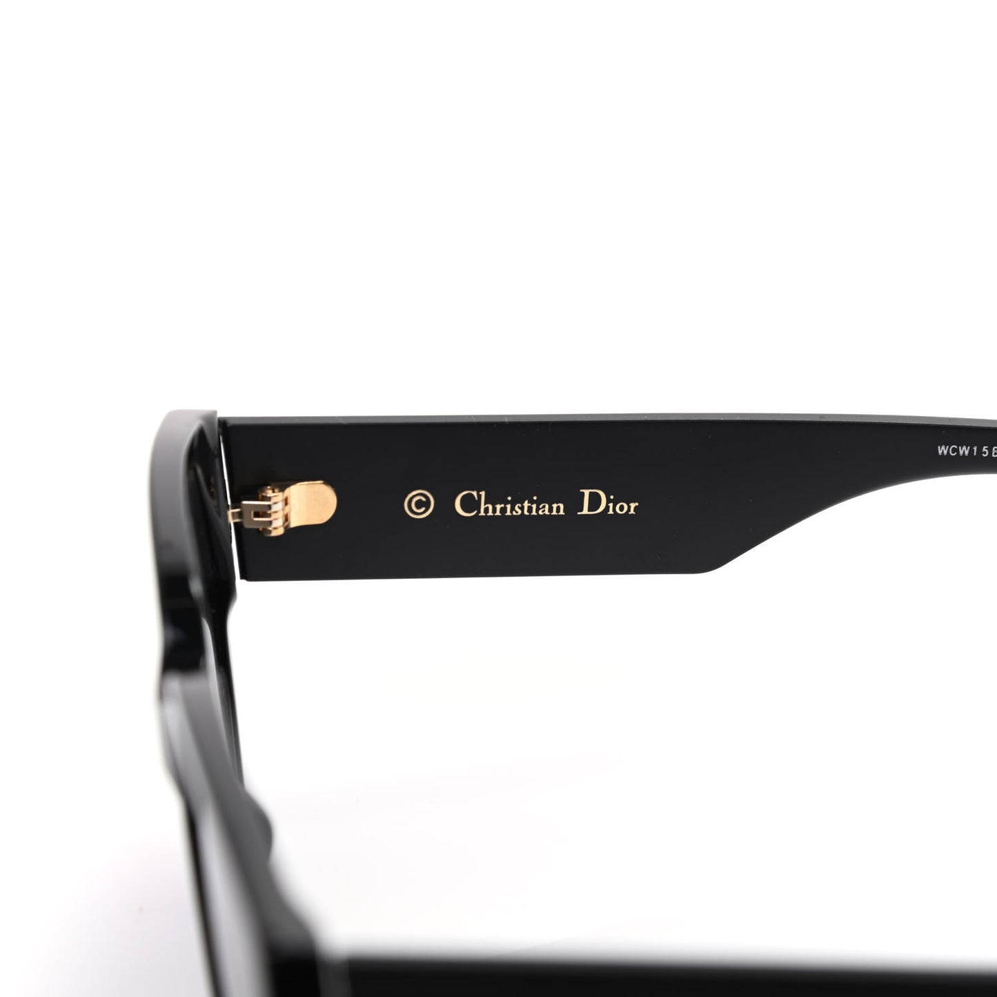 Acetate Square DiorID1 Sunglasses Black