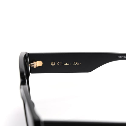 Christian Dior Acetate Square DiorID1 Sunglasses Black 5 of 7