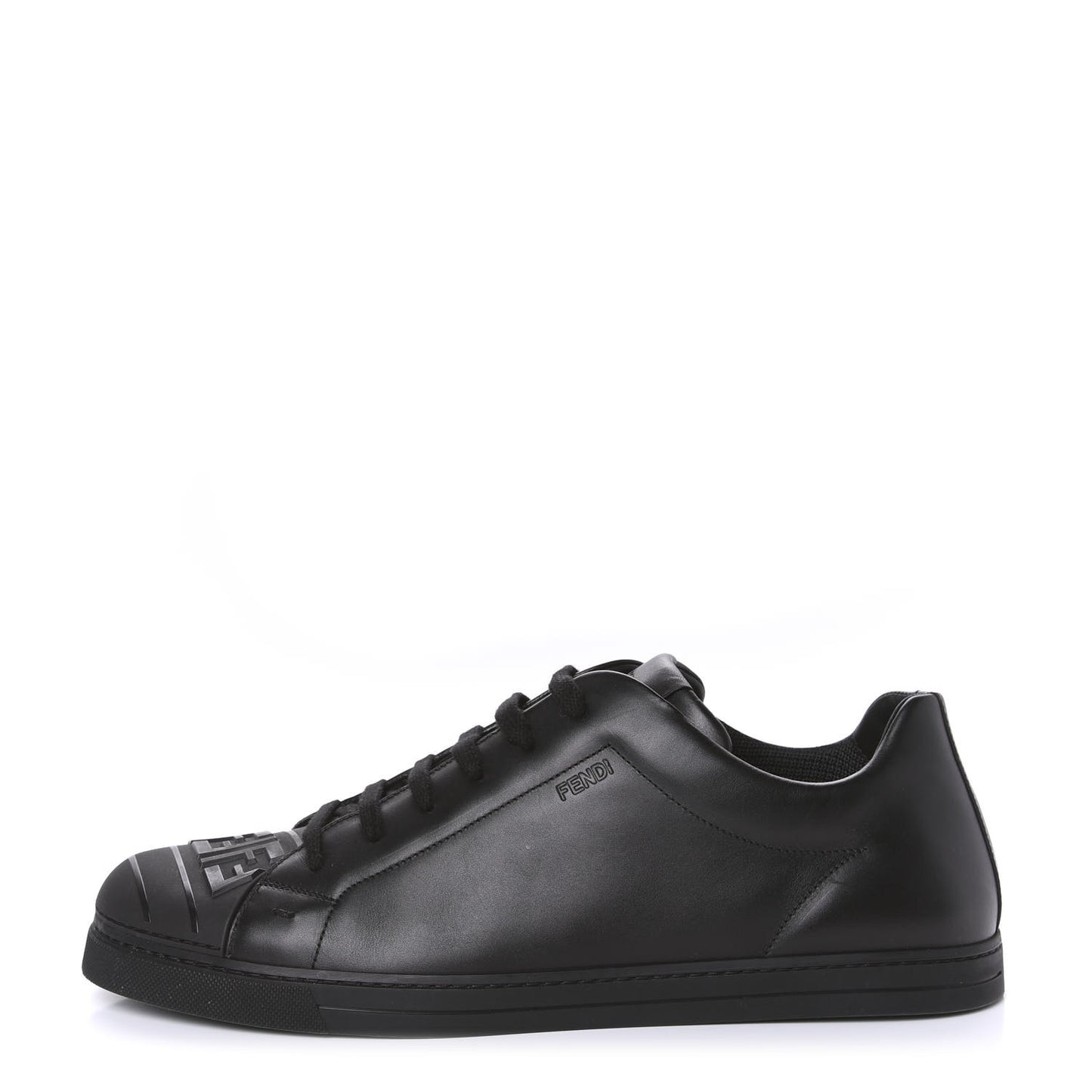 Calfskin FF Sneakers 12 Black