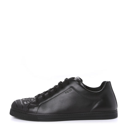 Fendi Calfskin FF Sneakers 12 Black 1 of 10