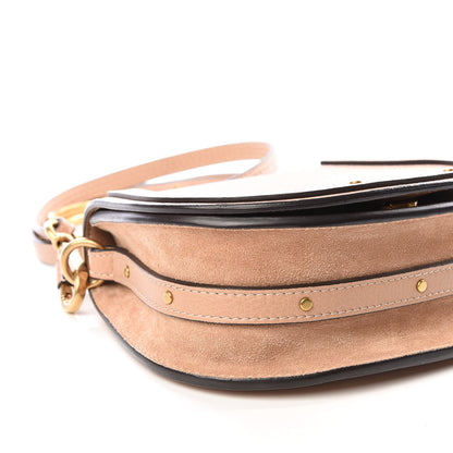 Chloe Calfskin Suede Small Nile Bracelet Bag Biscotti Beige 5 of 9