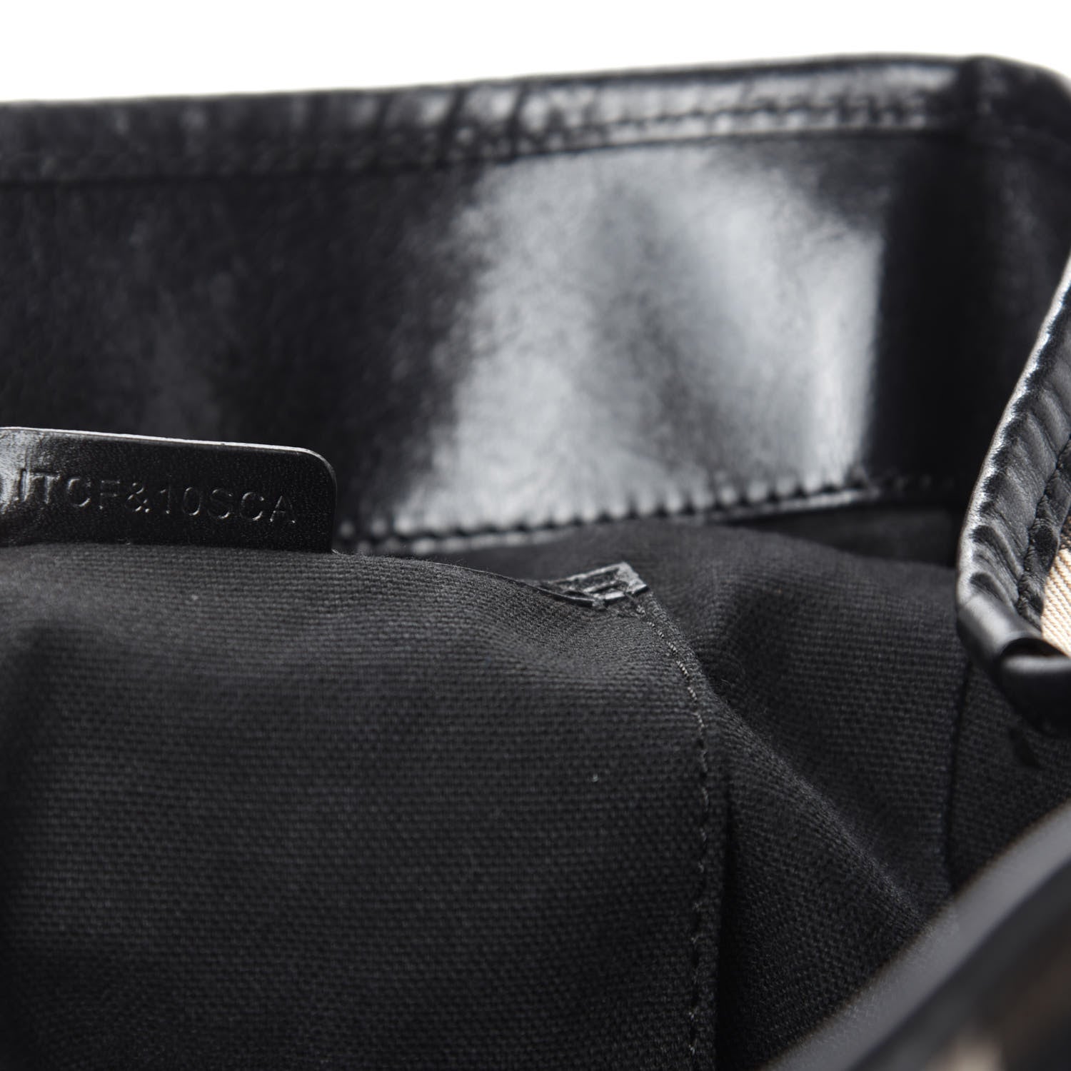 Burberry House Check Small Canterbury Tote Black 10 of 11