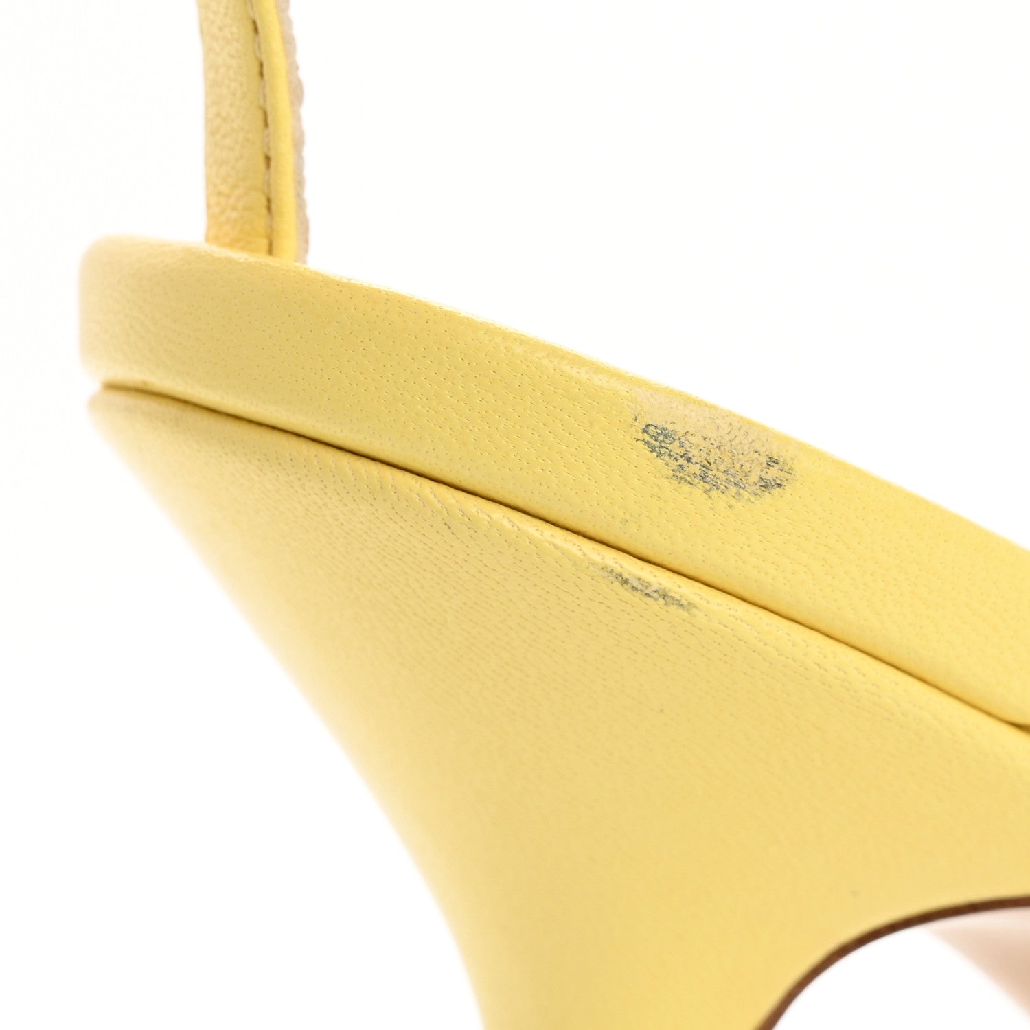 Bottega Veneta Lambskin Stretch Multi Strap 90mm Sandals 38 Lemonade 8 of 10